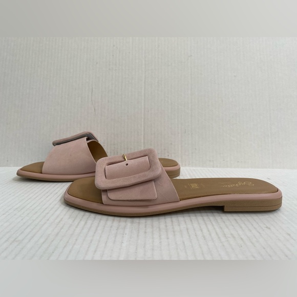 Seychelles Manhattan Slide Sandal in Blush Suede Revolve NWT No Box - Picture 6 of 7